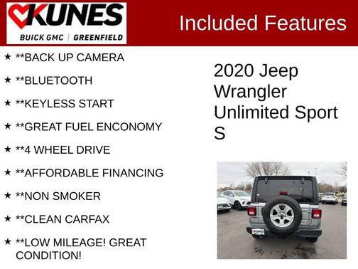 2020 Jeep Wrangler Unlimited Sport