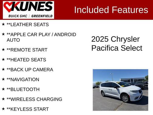 Bright White Clearcoat 2025 Chrysler Pacifica L