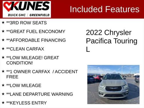 2022 Chrysler Pacifica Touring L