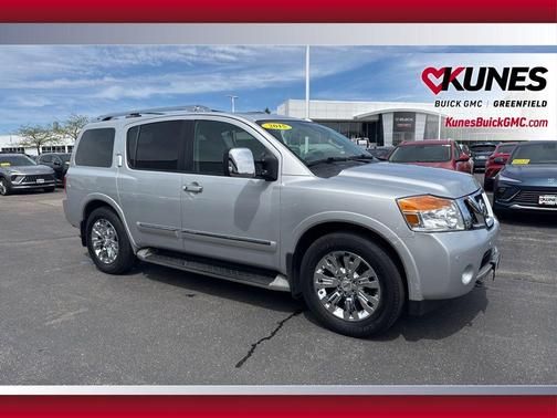 Brilliant Silver 2015 Nissan Armada Platinum