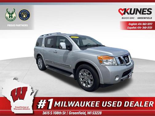 Brilliant Silver 2015 Nissan Armada Platinum