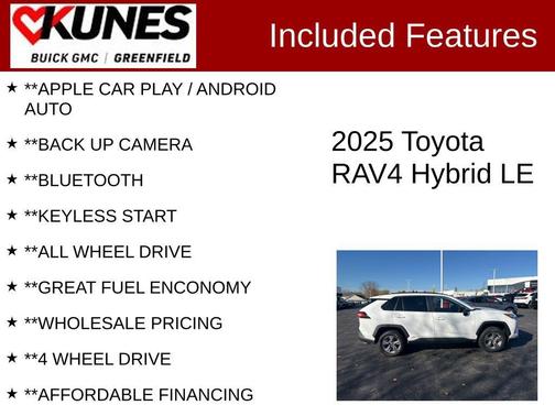 2025 Toyota RAV4 Hybrid LE