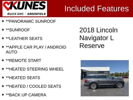 2018 Lincoln Navigator L Reserve