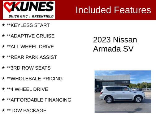 2023 Nissan Armada SV 4WD