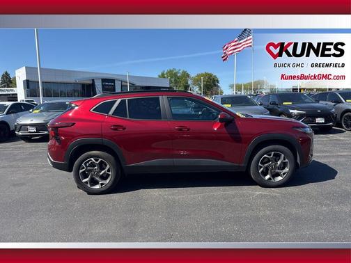 Crimson Metallic 2025 Chevrolet Trax LT