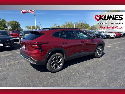 Crimson Metallic 2025 Chevrolet Trax LT