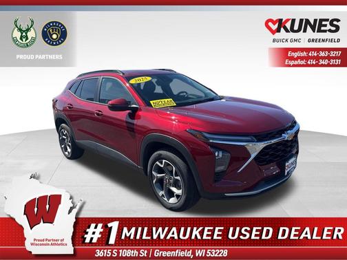 Crimson Metallic 2025 Chevrolet Trax LT
