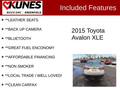 2015 Toyota Avalon XLE