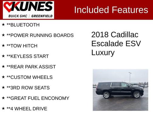 2018 Cadillac Escalade ESV Luxury