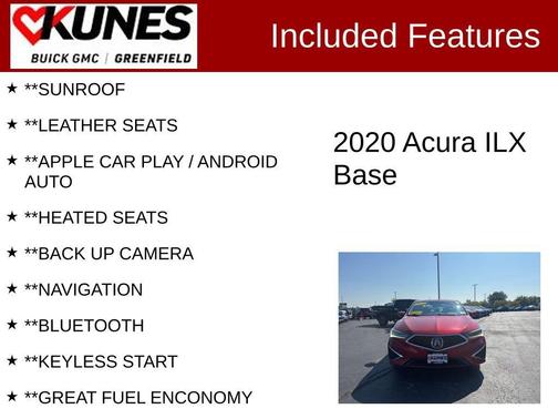 2020 Acura ILX Premium Package