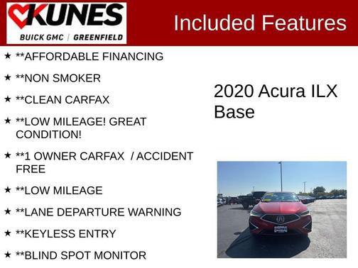 2020 Acura ILX Premium Package