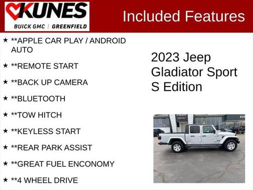 2023 Jeep Gladiator Sport S