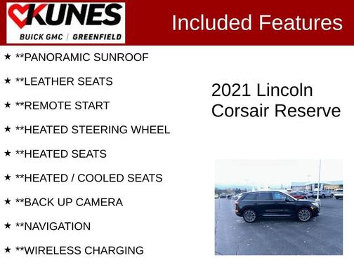 2021 Lincoln Corsair Reserve