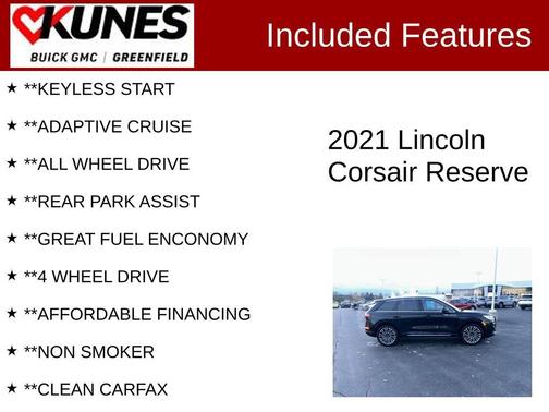 2021 Lincoln Corsair Reserve