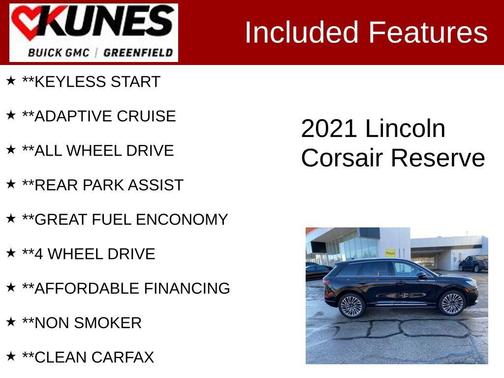 2021 Lincoln Corsair Reserve