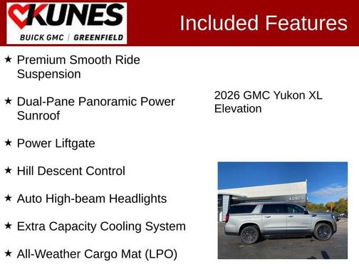 2026 GMC Yukon XL 4WD Elevation