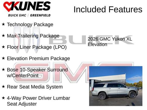 2026 GMC Yukon XL 4WD Elevation