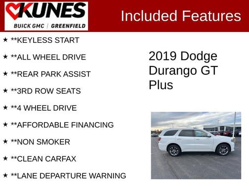 2019 Dodge Durango GT Plus
