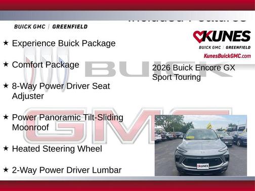 Moonstone Gray Metallic 2026 Buick Encore GX Sport Touring