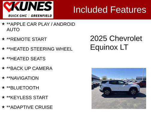 Summit White 2025 Chevrolet Equinox 1LT