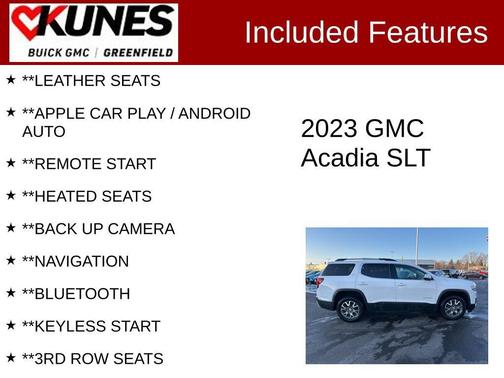 2023 GMC Acadia FWD SLT