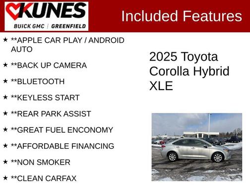 2025 Toyota Corolla Hybrid XLE