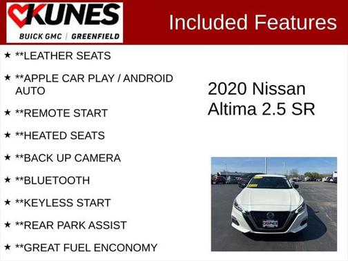 2020 Nissan Altima SR FWD
