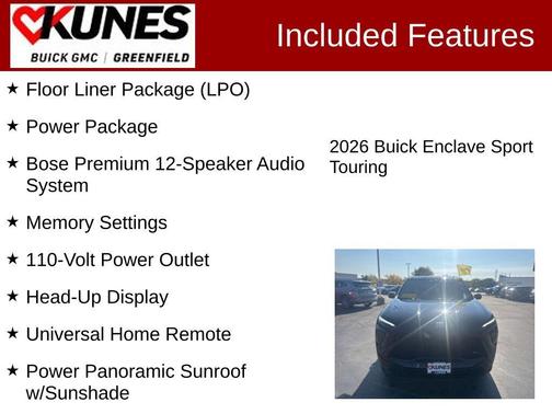 2026 Buick Enclave Sport Touring