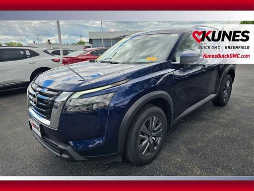 Deep Ocean Blue 2025 Nissan Pathfinder SV 4WD