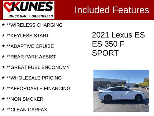 2021 Lexus ES 350 F Sport