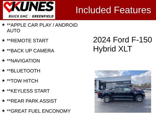 Black Metallic 2024 Ford F-150 XLT