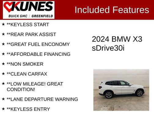 2024 BMW X3 sDrive30i
