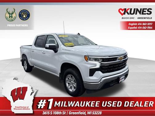 Summit White 2025 Chevrolet Silverado 1500 LT