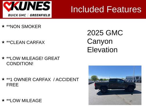 Deep Bronze Metallic 2025 GMC Canyon Elevation