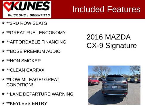 Machine Gray 2016 Mazda CX-9 Signature