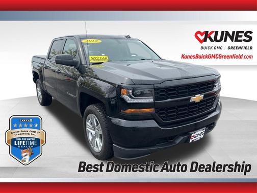 Black 2018 Chevrolet Silverado 1500 Custom