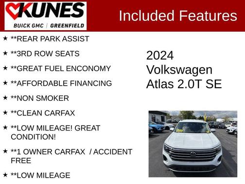 2024 Volkswagen Atlas 2.0T SE w/Technology 4MOTION