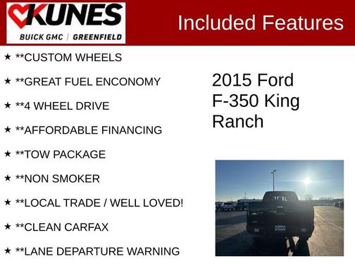 2015 Ford F-350 King Ranch