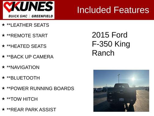 2015 Ford F-350 King Ranch