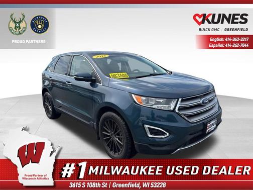Blue Metallic 2016 Ford Edge Titanium