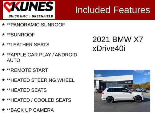 2021 BMW X7 xDrive40i