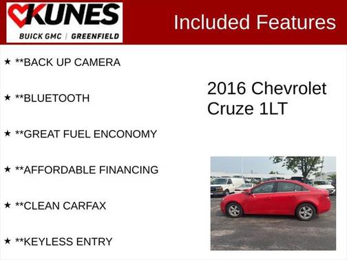 2016 Chevrolet Cruze Limited 1LT