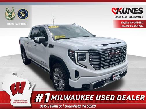 White Frost Tricoat 2024 GMC Sierra 1500 Denali