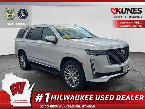 Crystal White 2023 Cadillac Escalade Premium Luxury