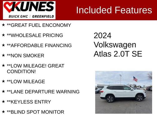 2024 Volkswagen Atlas 2.0T SE w/Technology
