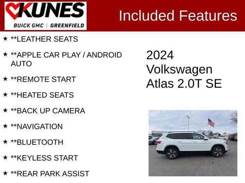 2024 Volkswagen Atlas 2.0T SE w/Technology