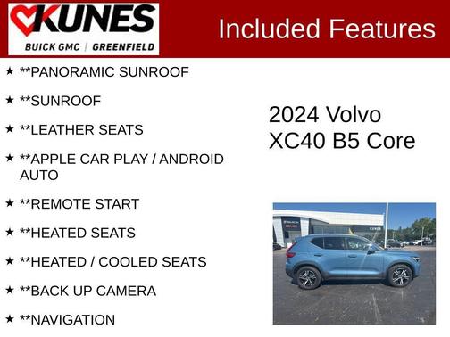 2024 Volvo XC40 B5 Core