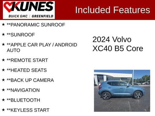 2024 Volvo XC40 B5 Core