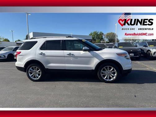 White Platinum 2013 Ford Explorer Limited