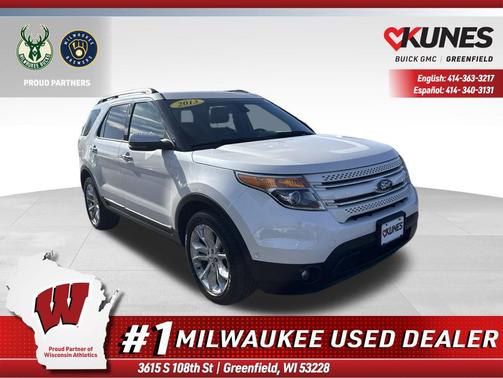 White Platinum 2013 Ford Explorer Limited